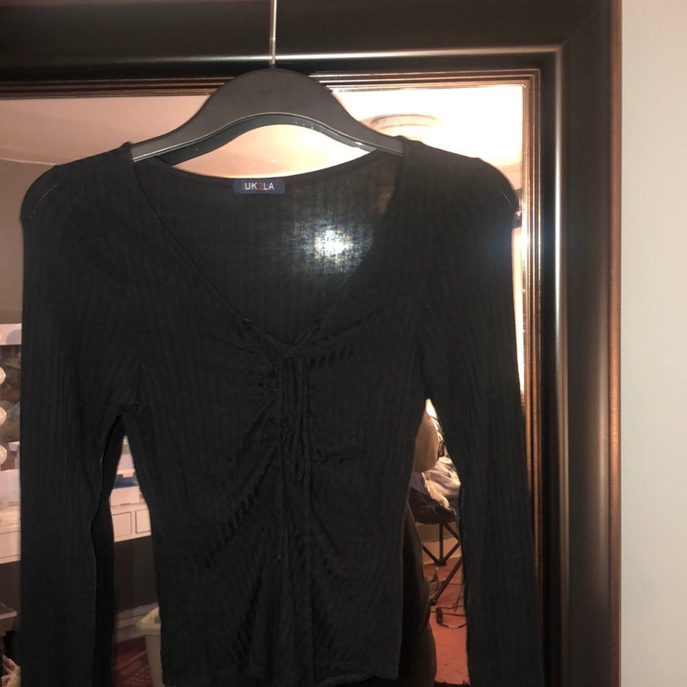 Fashion nova lace up bodysuit